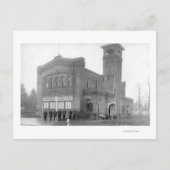 Draagland, OF Uitzicht en toren voor brandweerpost Briefkaart (Voorkant)