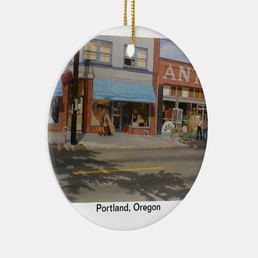 Draagland Oregon Keramisch Ornament (Rechts)