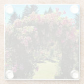 Draagland Roos Garden, OF Glazen Onderzetter (Achterkant)