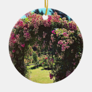 Draagland Roos Garden, OF Keramisch Ornament