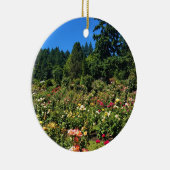 Draagland Roos Garden, OF Keramisch Ornament (Rechts)