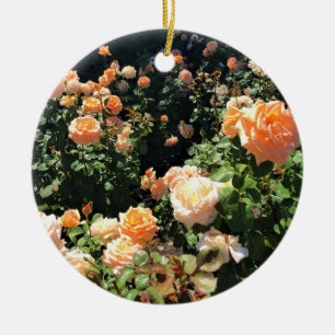 Draagland Roos Garden, OF Keramisch Ornament