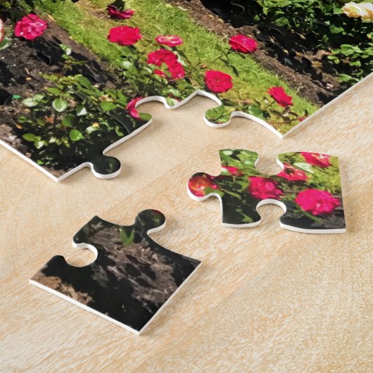 Draagland Roos Garden, OF Legpuzzel (Zijkant)