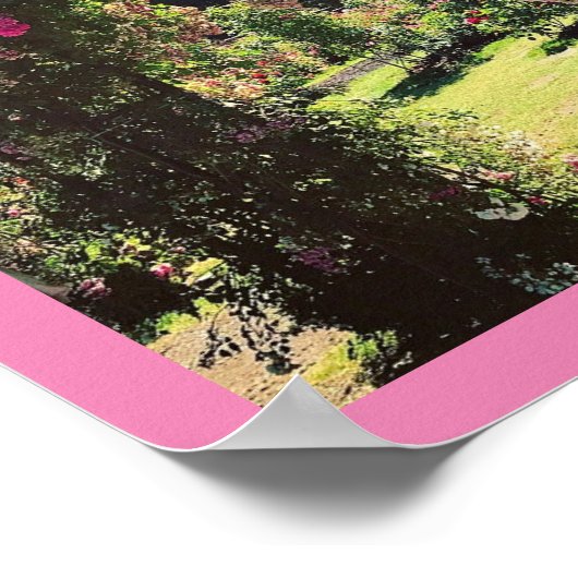 Draagland Roos Garden, OF Poster (Hoek)