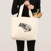 Draaglijke stille rust grote tote bag (Voorkant (product))