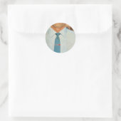 Draagman uit de jaren '50 ronde sticker (Tas)