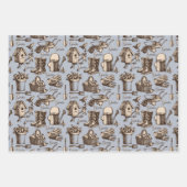 Draagpapier voor tuinbouwblauw, vellen 3 (Voorkant 3)