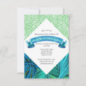 Draagpartij voor oerwoud in tropische zomer kaart (Voorkant)