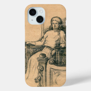 Draagpotloodgrafiek op het vliegtuig iPhone 15 case