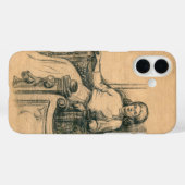 Draagpotloodgrafiek op het vliegtuig Case-Mate iPhone case (Achterkant (horizontaal))