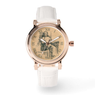 Draagpotloodgrafiek op het vliegtuig horloge