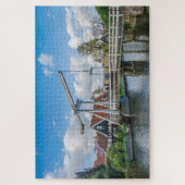 Draagpuzzel voor houten brug legpuzzel (Verticaal)