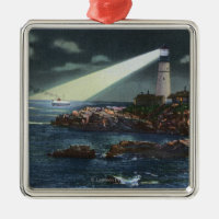 Draagse vuurtoren bij nacht