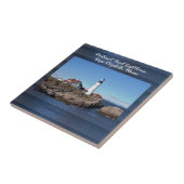 Draagse vuurtoren Keramische Tegel Tegeltje (Zijkant)