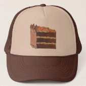 Draagstuk van de Duitse Chocolade Cake Slice Birth Trucker Pet (Voorkant)