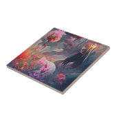 Draagt de donkere fantasie digitale kunst tegeltje (Zijkant)