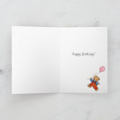 Draagt & de Ton van de Was - het Wenskaart van Kaart (Binnen)