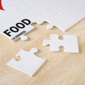 Draagt een dubbele brug af voor Kaart van levensmi Legpuzzel (Zijkant)