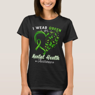 Draagt Groen voor lint voor bewustwording van gees T-shirt