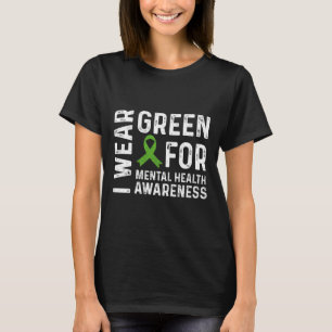 Draagt Groen Voor Maand Van De Aandacht Voor De Ge T-shirt