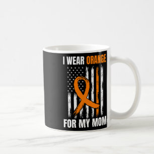 Draagt Oranje Moeder Leukemie Bewustzijnsproducten Koffiemok
