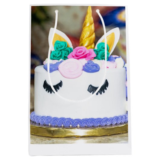 Draagtaart Gemiddelde Gift Bag Medium Cadeauzakje (Voorkant)