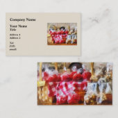 Draagtaarten en pinda's met chocolade visitekaartje (Voorkant / Achterkant)