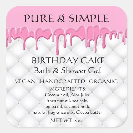 Draagtas met bakzeil-schoeisel — Handgemaakte prod Vierkante Sticker (Voorkant)