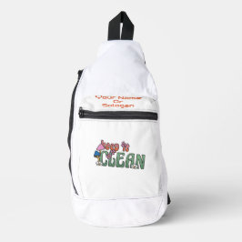 Draagtas met eigen naam & foto Persoonlijke stijl Sling Bag