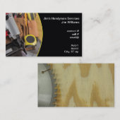 Draagtas met gereedschap visitekaartje (Voorkant / Achterkant)