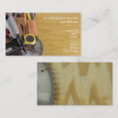 Draagtas met gereedschap visitekaartje (Voorkant / Achterkant)