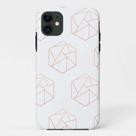 Draagtas met meetkundige hexagon Case-Mate iPhone case (Achterkant)