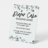 Draagtas met snoer, Baby shower Reclamebord Met Voetstuk (Voorkant)