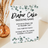 Draagtas met snoer, Baby shower Reclamebord Met Voetstuk