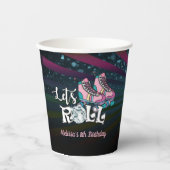 Draagtas met wieltjes op jaarbasis - Aangepast Papieren Bekers (Voorkant)