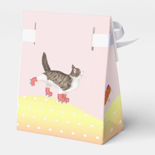 Draagtas met wieltjes voor katten en cavia's bedankdoosjes (Achterkant)