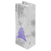 Draagtas met wieltjes voor kerstbomen wijn cadeautas (Achterkant Gekanteld)