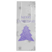 Draagtas met wieltjes voor kerstbomen wijn cadeautas (Voorkant)