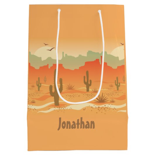 Draagtas met wieltjes voor landschapsontwerp in wo medium cadeauzakje (Achterkant)