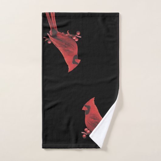 Draagtas van kardinaal vogeltoilet bad handdoek (Handdoek)