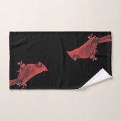 Draagtas van kardinaal vogeltoilet bad handdoek (Handdoek)