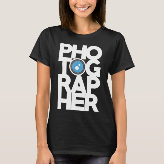 Draagtas voor Blurry Photography Design Camera Len T-shirt (Voorkant)