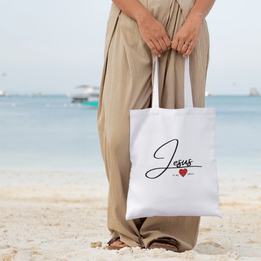 Draagtas voor dames | Geloof Canvas tas: Jesus