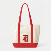 Draagtas WHITE RED BLACK Football Baby