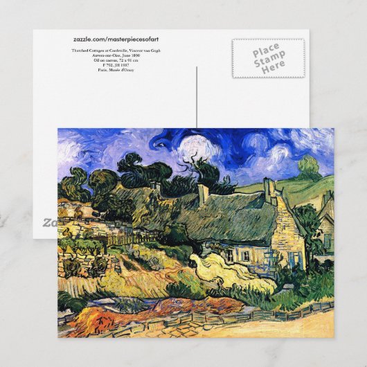 Draagtassen in Cordeville Van Gogh Fine Art Briefkaart (Voorkant / Achterkant)