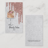 Draagtassen tijdens de huwelijksdag visitekaartje (Voorkant / Achterkant)