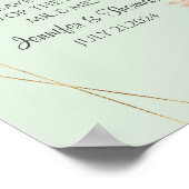 Draagteken voor de bruiloft van Rozen Poster (Hoek)