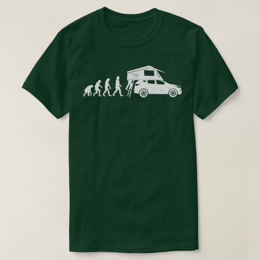 Draagtententelegistering voor kampeerauto's met ee t-shirt (Design voorkant)