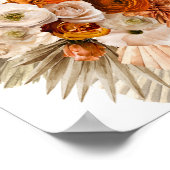 Draagtijdlijn voor het verbluffend oranje geburger poster (Hoek)