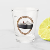 Draagtouwglas Shot Glas (Voorkant)